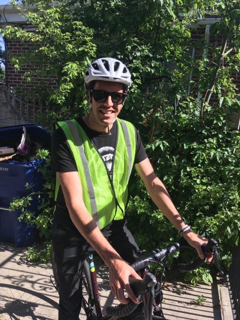 Erik Lopez is a bike commuter and chair of the Poplar Grove Community Council in Salt Lake City. Photo courtesy Eric Lopez