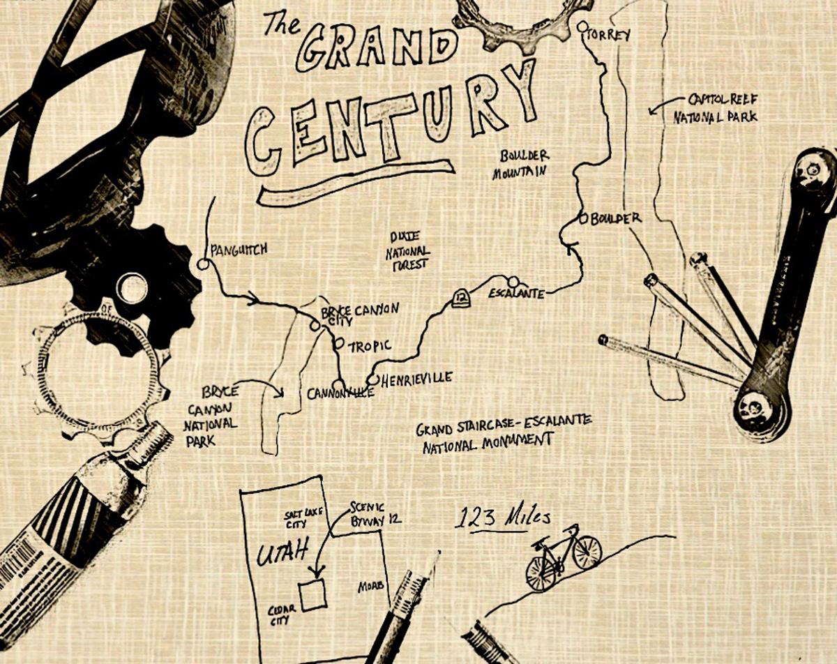 A map of the Grand Century, through the Grand Staircase area. Map by David Collins