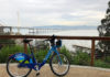 San Francisco Bay Bridge to Treasure Island Ride The view from Yerba Buena Island looking back on the San Francisco Bay Bridge and Oakland. Photo by Dave Iltis