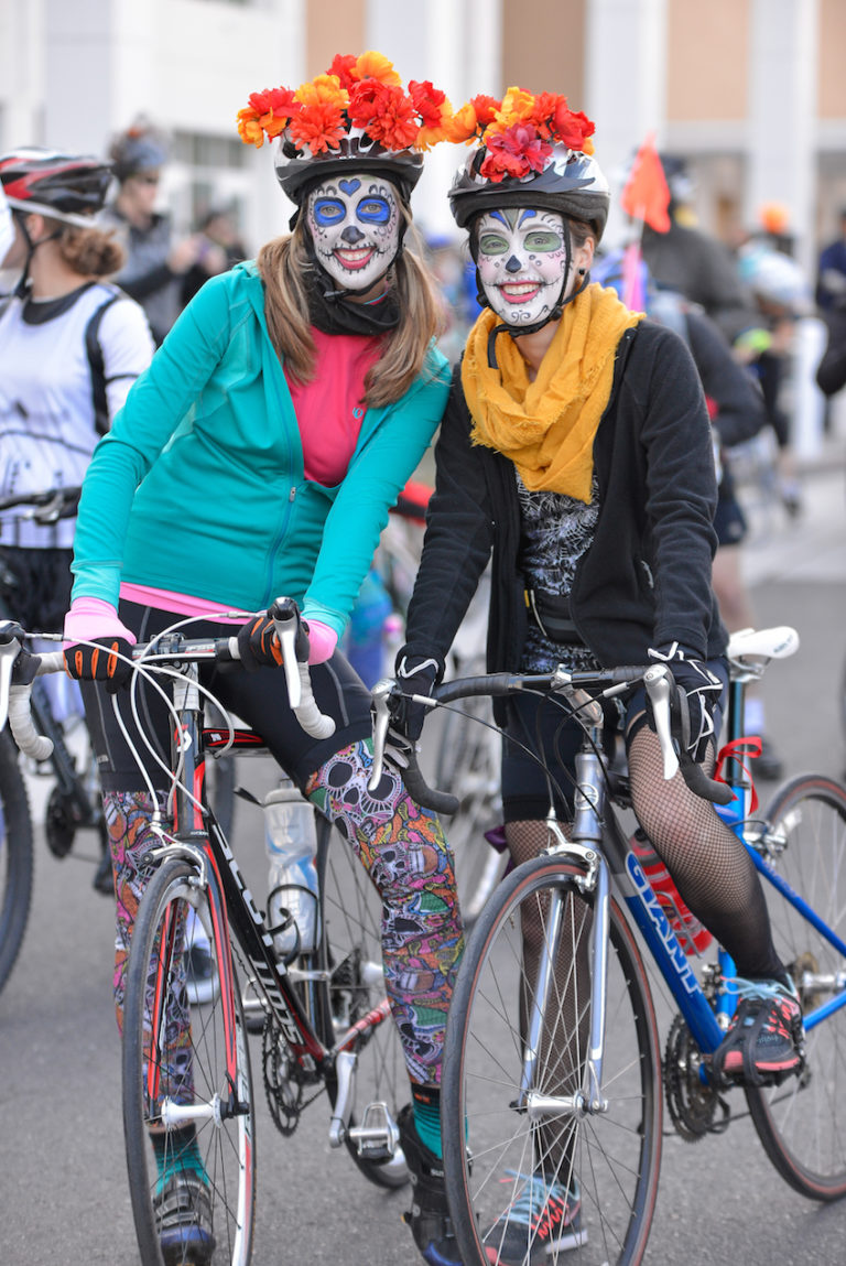 Riders celebrating Albuquerque's annual Day of the Tread. Photo courtesy Day of the Tread