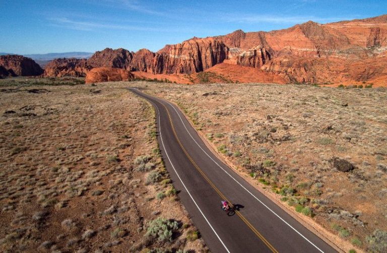 St. George, Utah, home of the Intermountain Healthcare IRONMAN 70.3 North American Championship St. George scheduled for May 1, 2021 (Photo by Donald Miralle/Getty Images for IRONMAN)