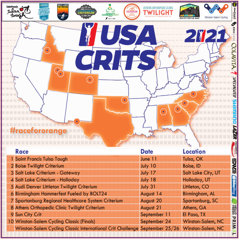 DNA Pro Cycling and L39ion of Los Angeles Among 24 Teams Selected as 2021 USA CRITS D1
