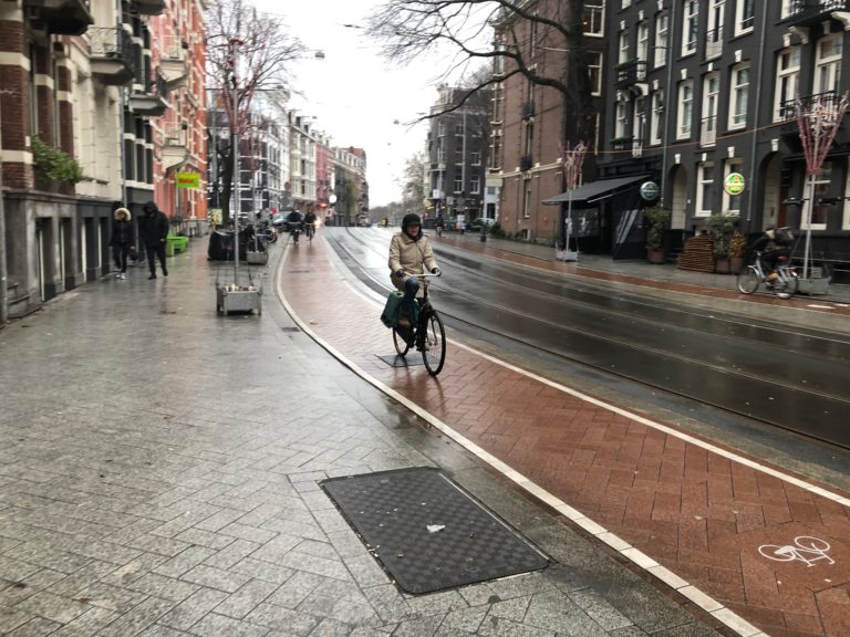 Bike lanes in Amsterdam, Netherlands, Photo bu Dave IltisBike lanes in Amsterdam, Netherlands, Photo bu Dave Iltis