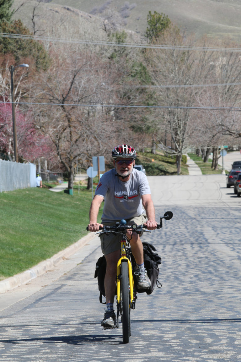 Lou Melini commutes year-round. He provides tips to make your commute better. Photo by Dave Iltis