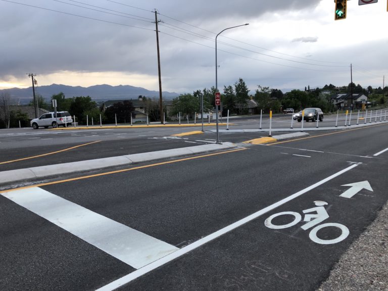 UDOT is proposing to make Wasatch Blvd 5 lanes with a high design speed. Photo by Dave Iltis