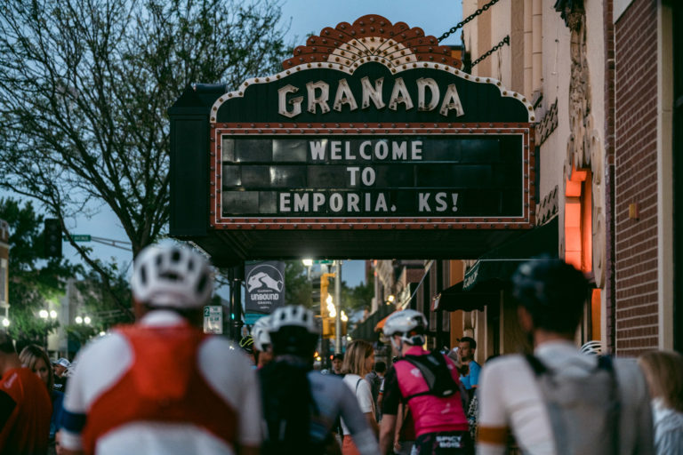 Welcome to Emporia, KS! Photo courtesy ENVE Composites/Ian Matteson