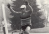 The ‘good ole days’ not so different from today Jan Hyde raises his arms in victory in the BYU to UofU campus race aboard his now-classic Cinelli racing bike.