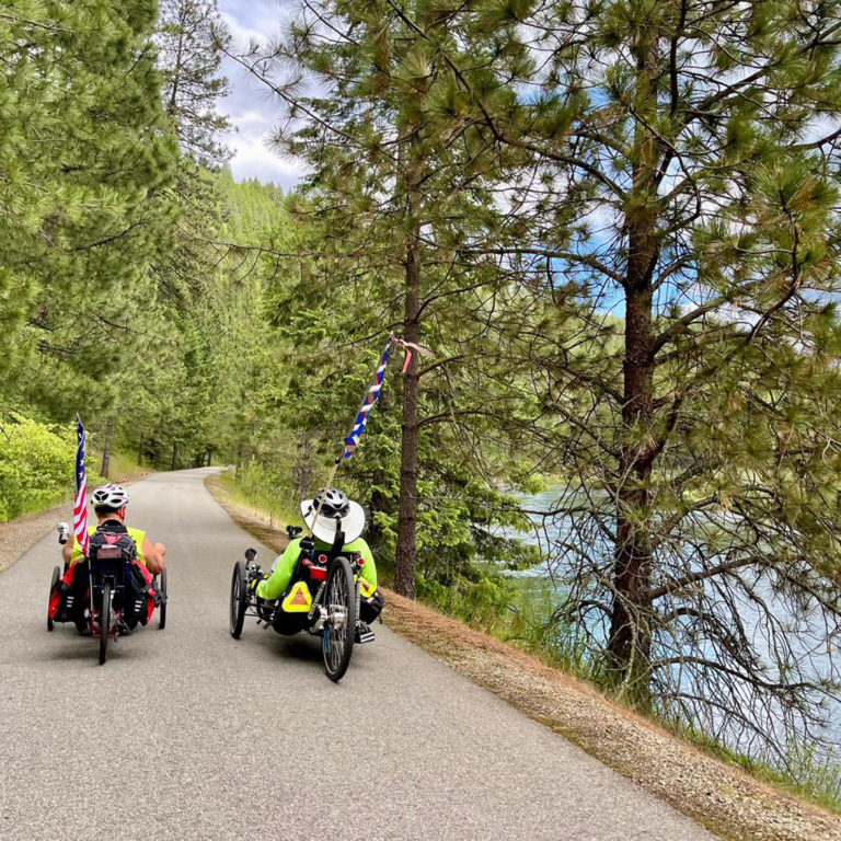 Riders at the 2021 Tater TOT Recumbent Rally. Photo by Janet Buckwalter, Steintrikes.com