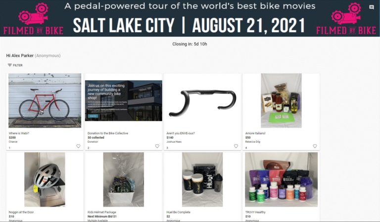 Silent Auction to Benefit Bicycle Collective