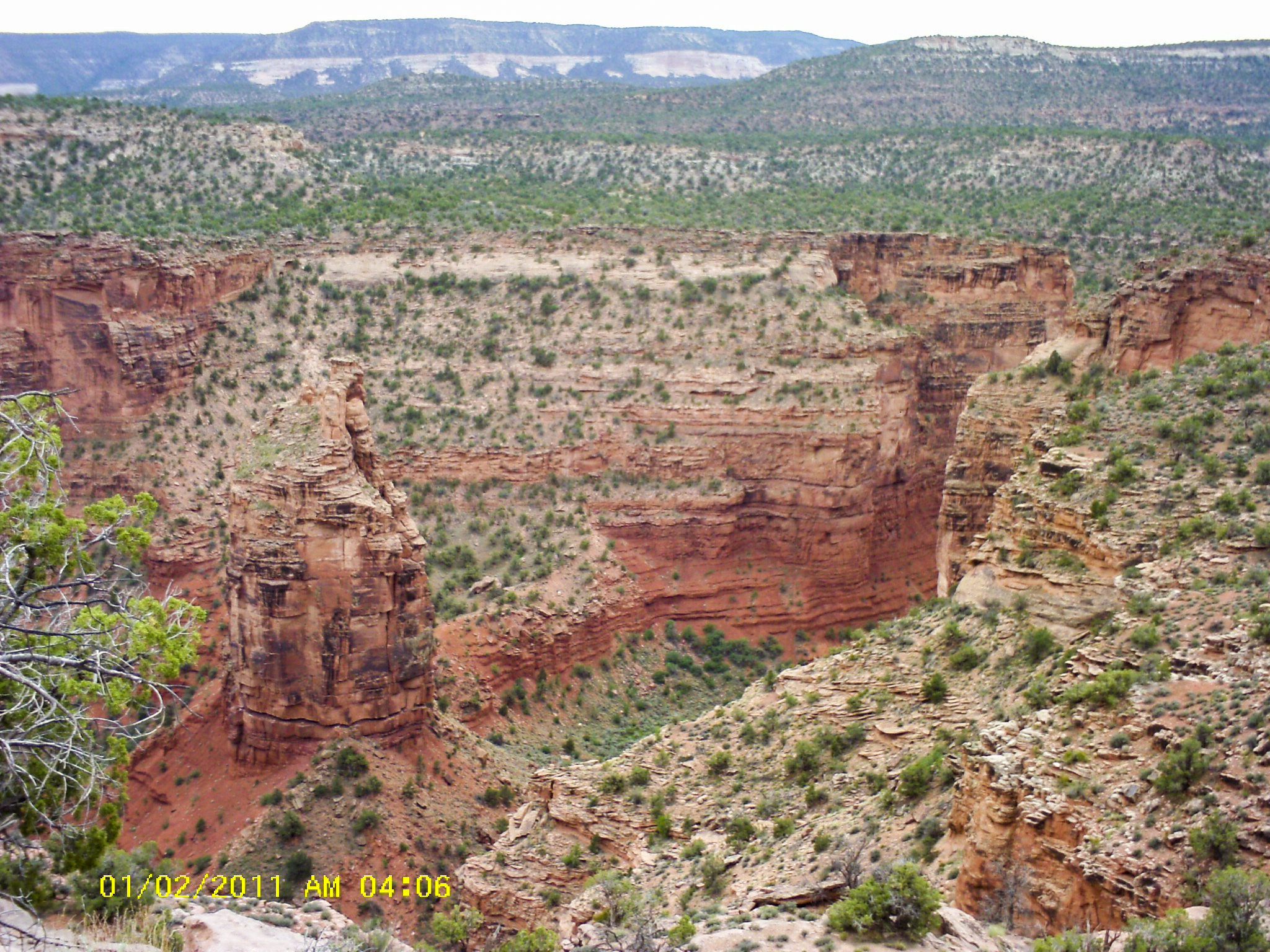 Ruby and Horsethief Canyons A long way down. Photo by Loren Hettinger