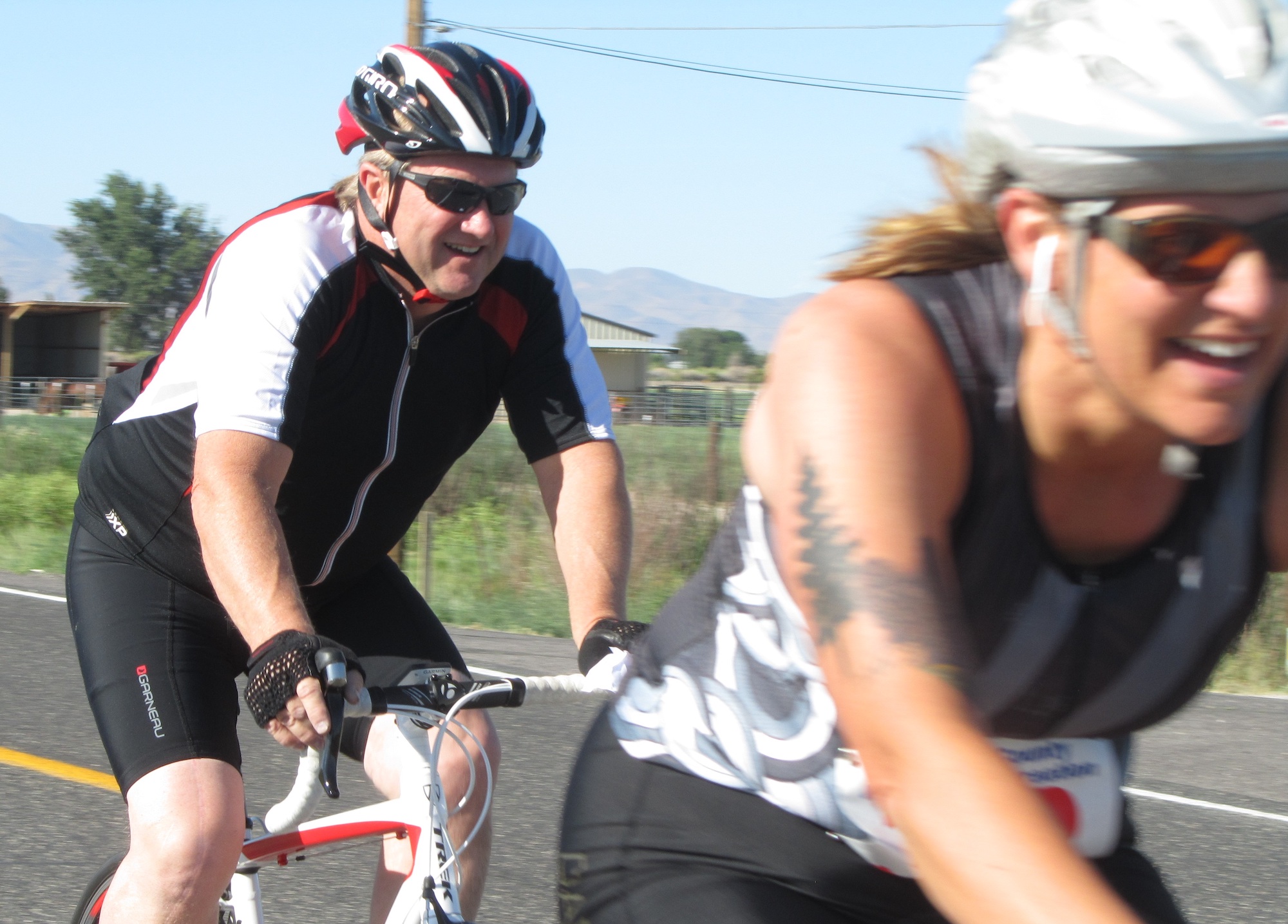 Cyclists from a past No Hill Hundred event, provided by CCPR staff