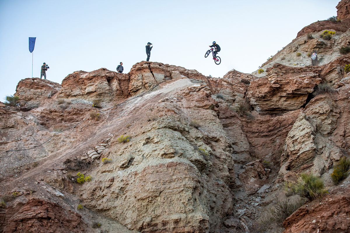 Thomas Genon rides at Red Bull Rampage in Virgin, Utah, USA on 23 October, 2019. Photo by Garth Milan/Red Bull Content Pool