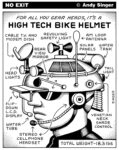 (No Exit) High Tech Bike Helmet