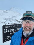 Art at the summit of Rainy Pass on the Iditarod Trail. Photo by Art O’Connor