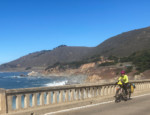 Ashley Patterson riding California’s iconic Highway 1. Photo by Tom Diegel