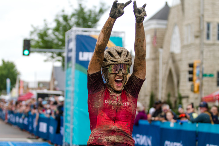 Sofia Gomez Villafane and Ivar Slik Power Through Mud and Rain to Win 200-Mile UNBOUND Gravel