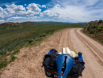 Climbing a Wyoming mounthill. Photo by Alex Stewart
