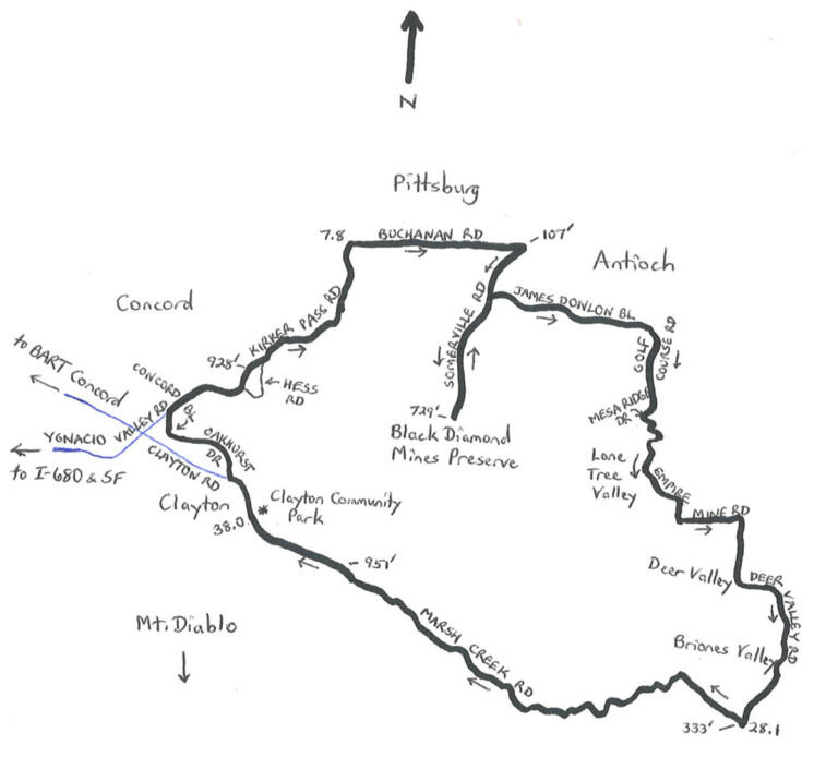 Kirker Out to Marsh Creek – A California Road Ride