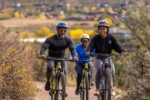 Mountain Biking on the Rim Trail During Fall-3