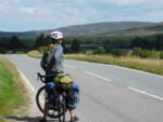 Belinda on the last day of the tour of Scotland. Photo by Mike Pribesh