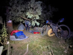 Camp one. The tired can’t be too choosy. Photo by Dave Fotsch