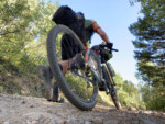 Dave pushing his bike… Photo courtesy Dave Fotsch