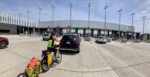 In line for customs reentering the US. Photo by Don Vincent