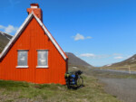 Approaching Egilstaddir. Iceland Bike Touring. Photo by Mike Pribesh