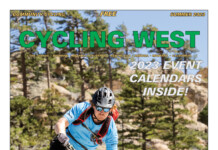 Cycling West’s Summer 2023 Issue is Now Available! Cycling West Summer 2023 Cover Photo: Eddie Staton and Ren Dutton on top of the Ella Trail on Ella Mountain during the 2022 Caliente MTB Festival in Caliente, Nevada. Photo by John Shafer, Photo-John.net