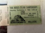 Scenes from the 1986 World Cycling Championships. Photo by Dave Campbell