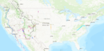 BPR Community Routes Project map