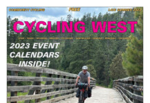 Cycling West’s Late Summer 2023 Issue is Now Available! Cycling West Late Summer 2023 Cover Photo: Lou Melini on one of the many bridges on South Dakota’s Mickelson Trail. Photo by Julie Melini
