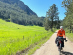 Lou Melini on South Dakota’s Mickelson Trail. Photo by Julie Melini