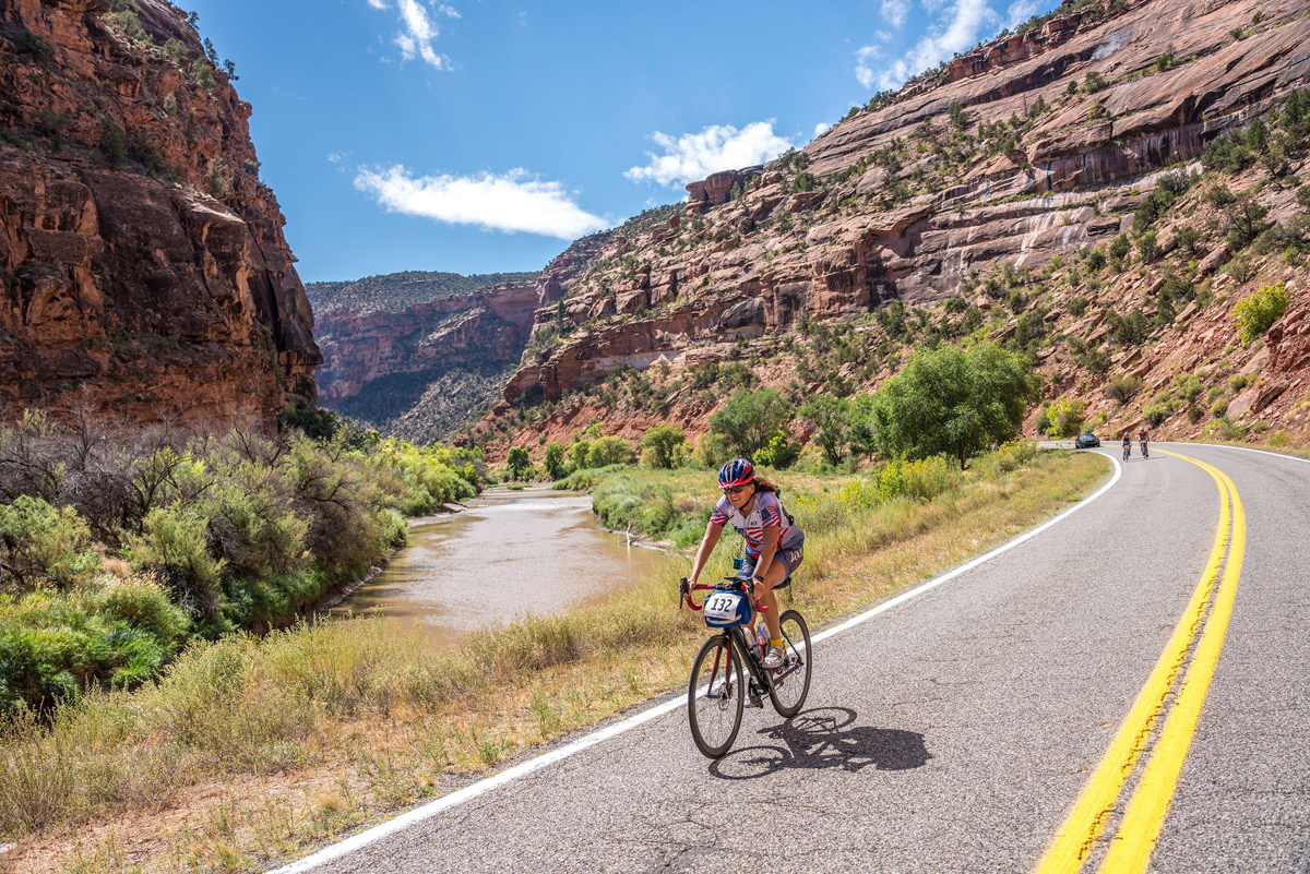Scenes from the Mountains to the Desert Gran Fondo. Photo courtesy M2D