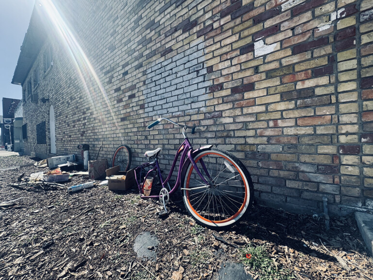 Forsaken bicycle. Photo by Dave Iltis