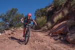 Canyonlands Maze Mountain Biking Day 1 Descending the Flint Trail
