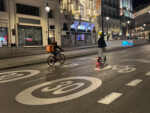 Calle de Alcala’. Cycling in Madrid, Spain, 2024. Photo by Dave Iltis
