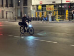 Calle de Alcala’. Cycling in Madrid, Spain, 2024. Photo by Dave Iltis