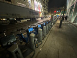 A Bici Mad station. Cycling in Madrid, Spain, 2024. Photo by Dave Iltis