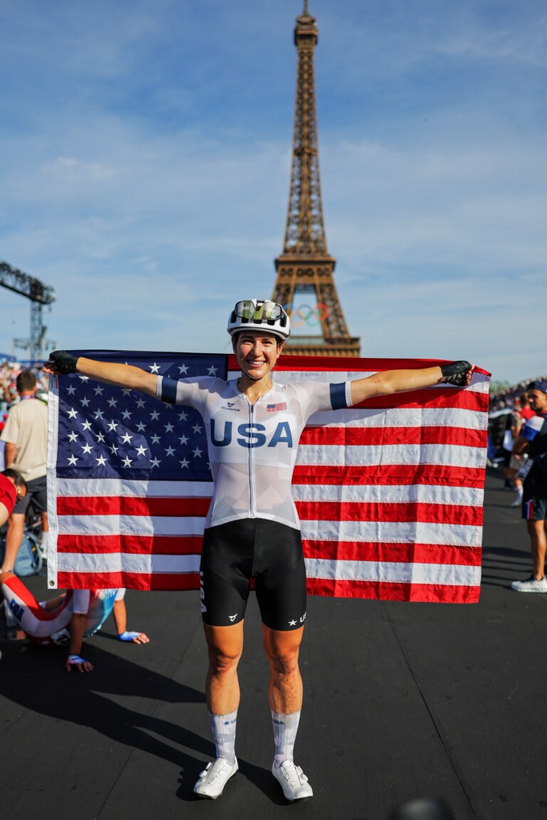 Kristen Faulkner Wins Gold at Paris 2024 Olympic Games, Team USA’s First Women’s Road Race Medal in 40 Years