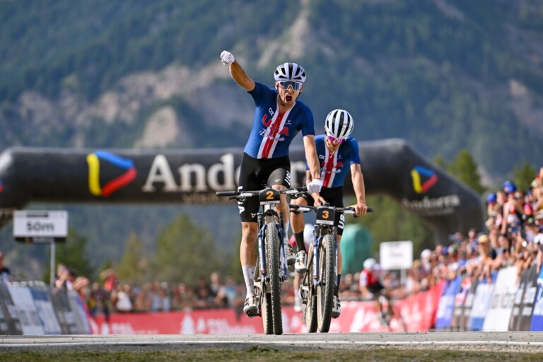 Riley Amos Wins Inaugural U23 Men’s Short Track World Title at the 2024 Mountain Bike World Championships