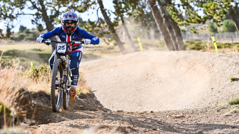 Dylan Maples, Austin Dooley, and Anna Newkirk Earn Career-Best Elite Downhill Results at the 2024 Mountain Bike World Championships