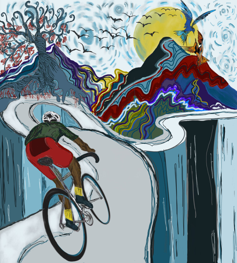 Bicycling in Nature  — The Bicycle Art of Savannah Cottam