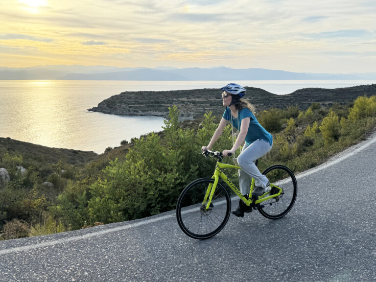 Cycling on the Greek Island of Spetses