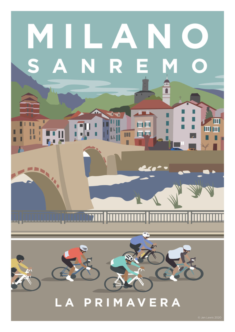 Milano Sanremo – La Primavera – The Bicycle Art of Jen Lewis
