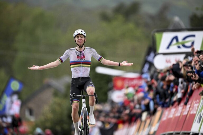 Pogačar Reigns on the Mur de Huy, Painting La Flèche Wallonne in Rainbow and Resolve