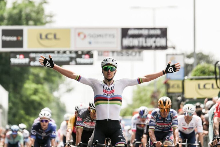 Pogačar Outsprints Elite Field to Win Dauphiné Stage 1 in Thrilling Finale