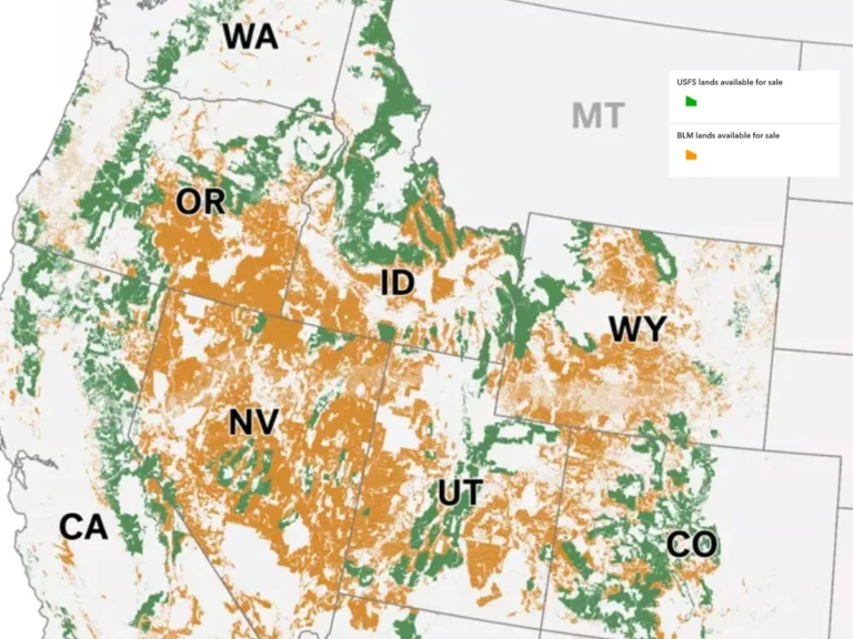 Map Shows Iconic Wyoming Landscapes Could Be Developed Under GOP Budget, Land Sale Plan
