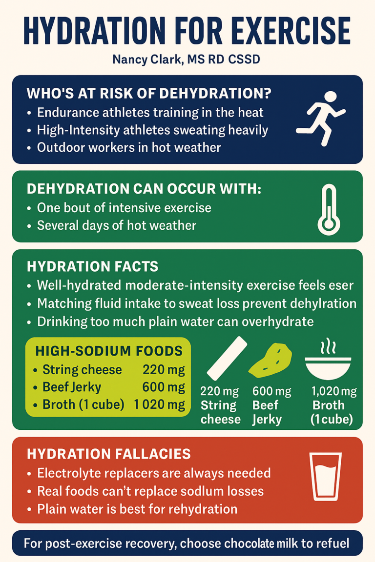 The Athlete’s Kitchen – Hydration and Electrolytes: When do they matter?
