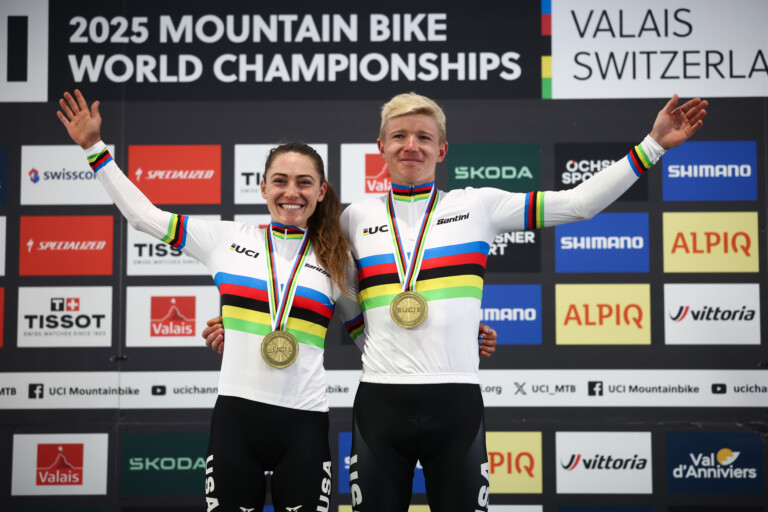 Courtney, Swenson Dominate Marathon at UCI Mountain Bike World Championships